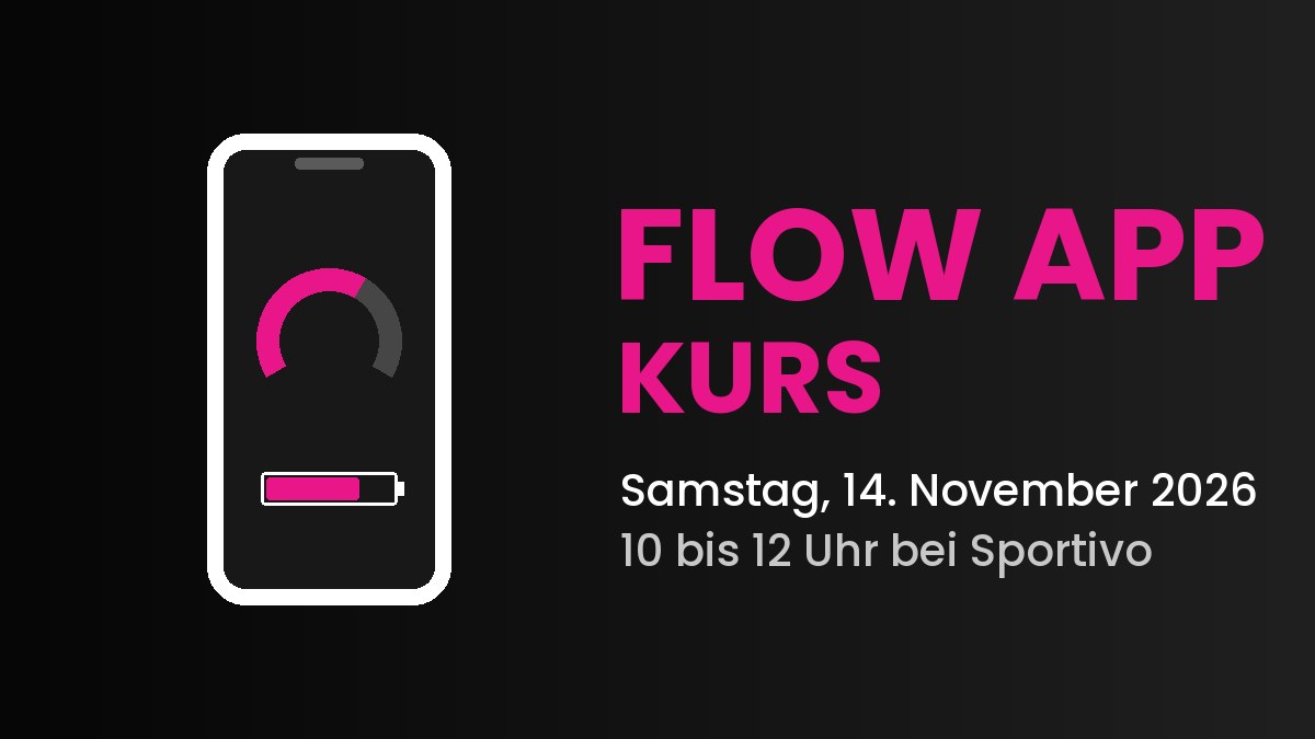 Bosch Flow App Kurs bei Sportivo Sindelfingen am Samstag, 14. November 2026, 10 bis 12 Uhr